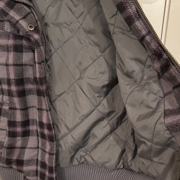 Roxy Black and Gray Checkered Vest - Picture 3 of 6